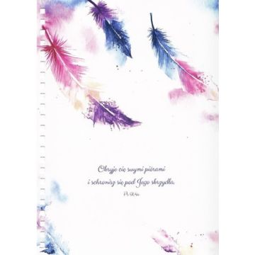 Notatnik - Okryję cię swoimi piórami  Ps 91:4a