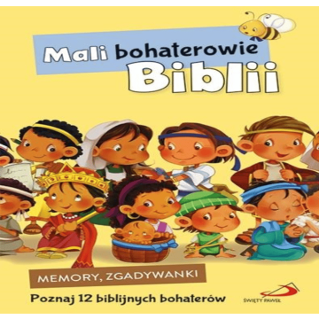 Gra memory i zgadywanki - Mali bohaterowie Biblii