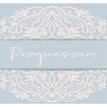Karnet AF - Przepraszam błękit