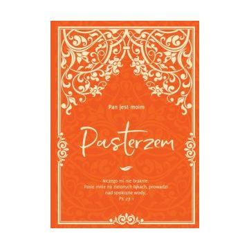 Karnet AF - Pan jest moim Pasterzem pomarańcz
