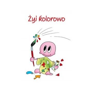 Mini książeczka - Żyj kolorowo