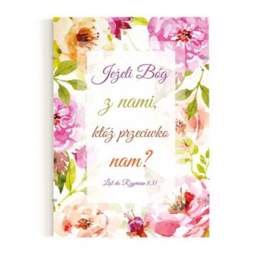Antyrama z wersetem - jeżeli Bóg z nami