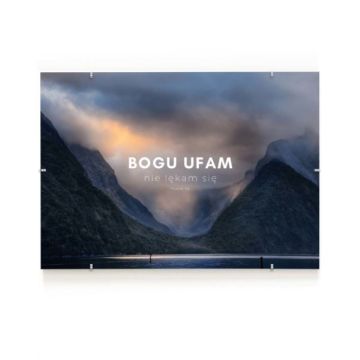Antyrama z wersetem - Bogu ufam