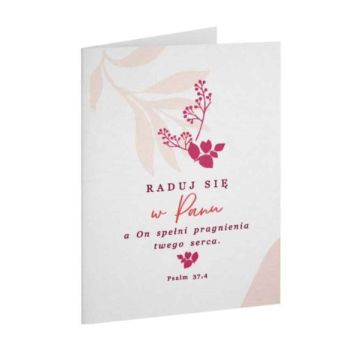 A Kartka składana - Raduj się w Panu ST