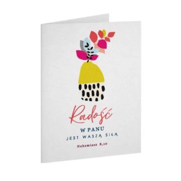 A Kartka składana - Radość w Panu ST
