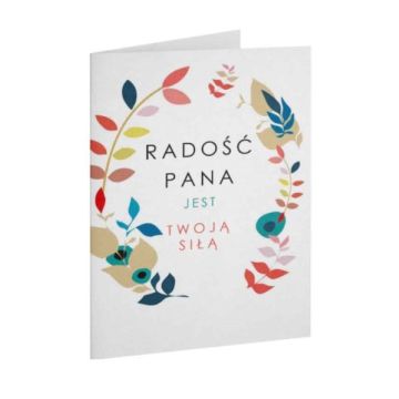 A Kartka składana - Radość Pana - ST