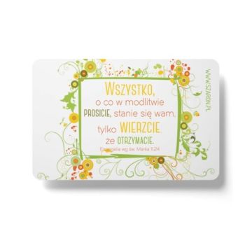 Magnes na lodówkę - Wszystko o co w modlitwie...