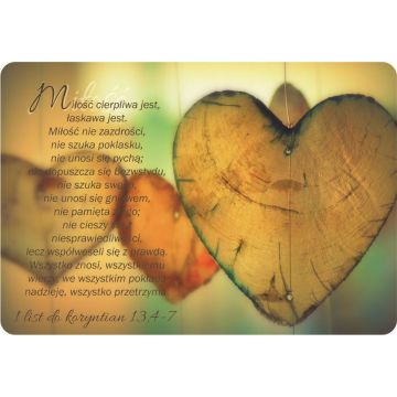 Magnes na lodówkę - Hymn o miłości - Serca