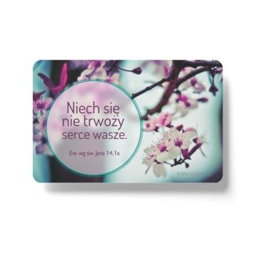 Magnes na lodówkę - Niech się nie trwoży serce ..