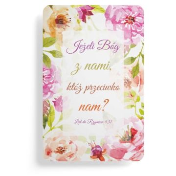 Magnes na lodówkę - Jeżeli Bóg z nami...