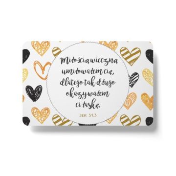 Magnes na lodówkę - Miłością wieczną