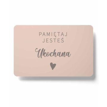 Magnes na lodówkę - Pamiętaj jesteś Ukochana róż