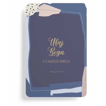 Magnes na lodówkę - Ufaj Bogu z całego serca
