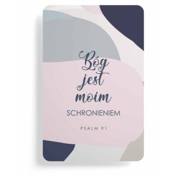 Magnes na lodówkę - Bóg jest moim schronieniem