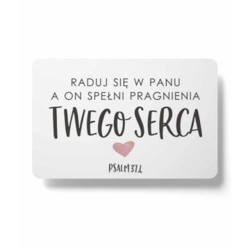 Magnes na lodówkę - Raduj się w Panu