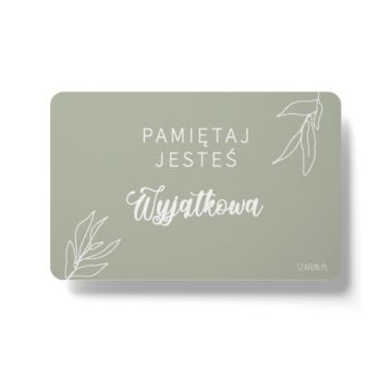 Magnes na lodówkę - Pamiętaj jesteś Wyjątkowa