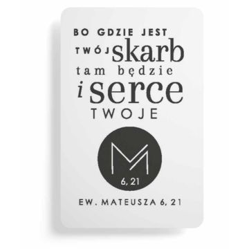 Magnes na lodówkę - Bo gdzie jest twój skarb