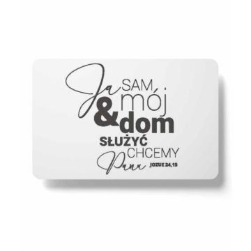 Magnes na lodówkę - Ja sam i mój dom