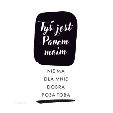 Podstawka korkowa - Tyś jest Panem moim ciemne