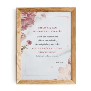 Plakat A4 - Błogosławieństwo Róże