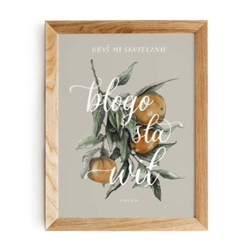 Plakat A4 - Mandarynki
