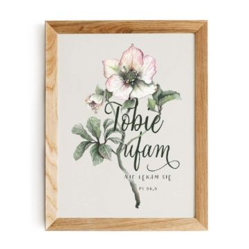 Plakat A4 - Tobie ufam nie lękam się