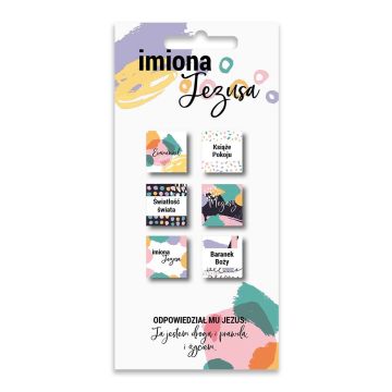 Zakładki Magnetyczne - Imiona Jezusa - 6 sztuk