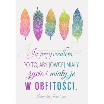 A Kartka składana - Ja przyszedłem po to