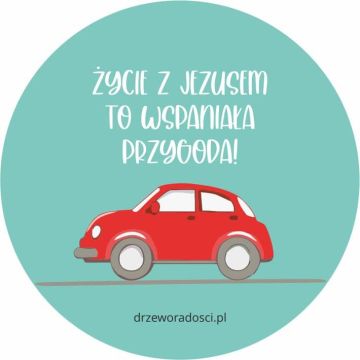 Magnes okrągły - Życie z Jezusem to wspaniała ...