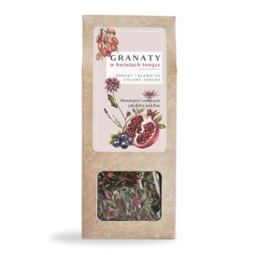 Herbata Szaron - Granaty w kwiatach tonące
