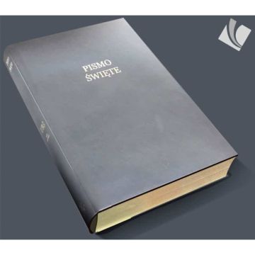 Uwspółcześniona Biblia Gdańska A6 PU czarny index