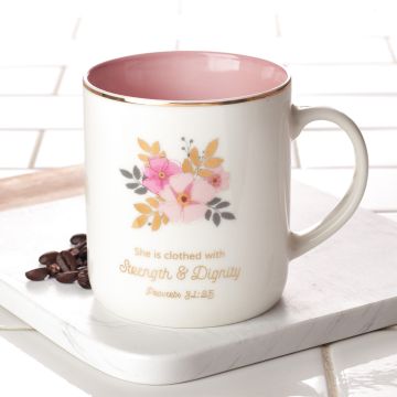 Kubek ceramiczny - Strength &amp; Dignity