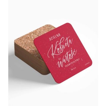 Podstawka korkowa - Dzielna Kobieta