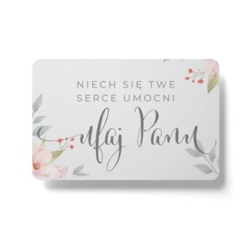Magnes na lodówkę - Niech się twe serce umocni