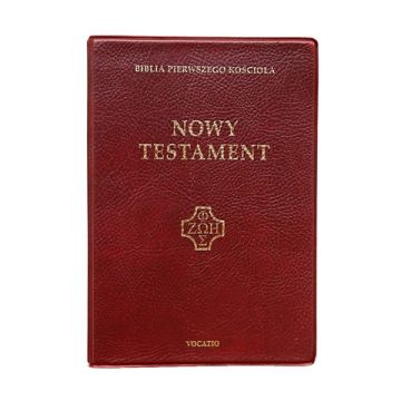 Nowy Testament BPK - PVC bordowa