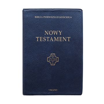 Nowy Testament BPK - PVC granatowa