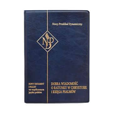 Kieszonkowy Nowy Testament i Psalmy NPD granat PCV