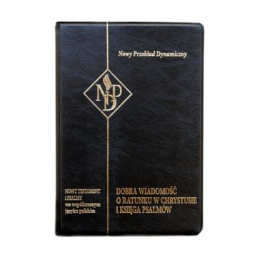 Kieszonkowy Nowy Testament i Psalmy NPD czarna PVC