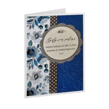 Kartka handmade - Gdy się położę - ML