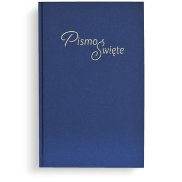 Biblia UBG twarda średnia oprawa niebieska - RLCH
