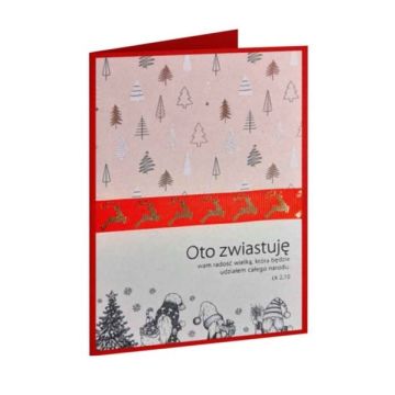 Kartka handmade - Oto zwiastuję wam radość - ML