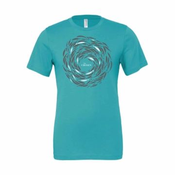 T-shirt - The Chosen - morski - męski - XXL ławica