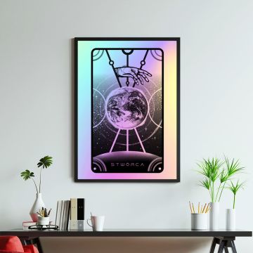 Plakat holograficzny 'STWÓRCA'