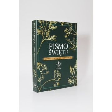 Biblia DBG - PU bordowa zamek złocona indeks pudeł