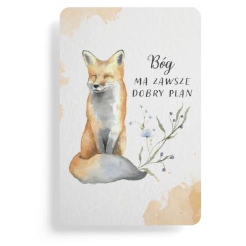 Magnes na lodówkę - Bóg ma zawsze dobry plan