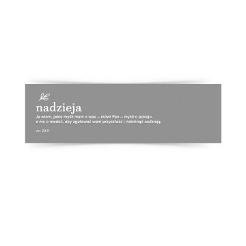 Zakładka duża - Nadzieja