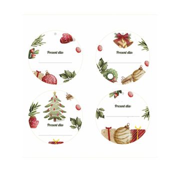 Bileciki prezentowe handmade 4 szt małe ML