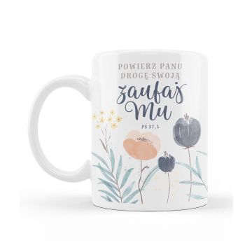 Kubek Szaron - Powierz Panu - kwiaty