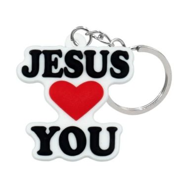 Breloczek gumowy - Jesus love You