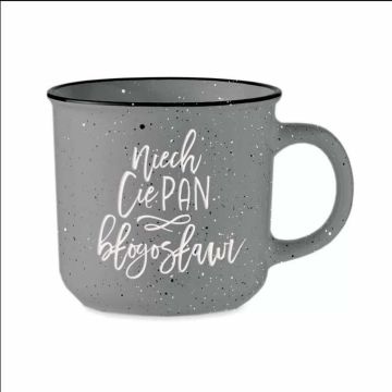 Kubek vintage - Niech cię Pan